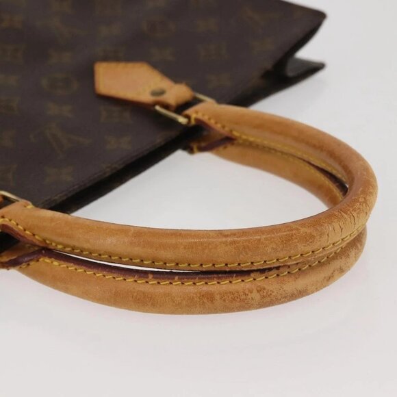 LOUIS VUITTON Monogram Sac Plat Hand Bag M51140 LV Auth BA5984 - Picture 9 of 16
